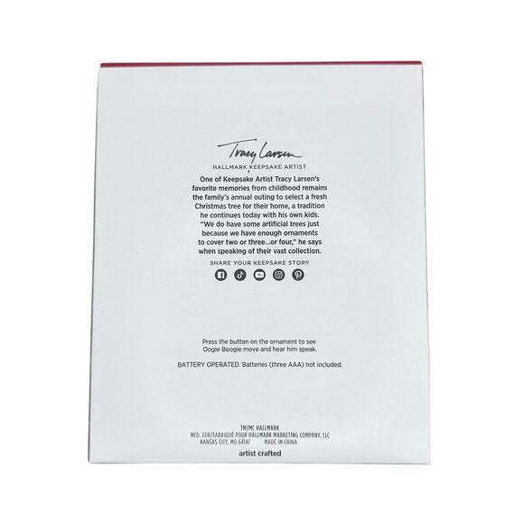 Hallmark Keepsake 2024 Nightmare Before Christmas Oogie Boogie Motion Ornament - Picture 8 of 11